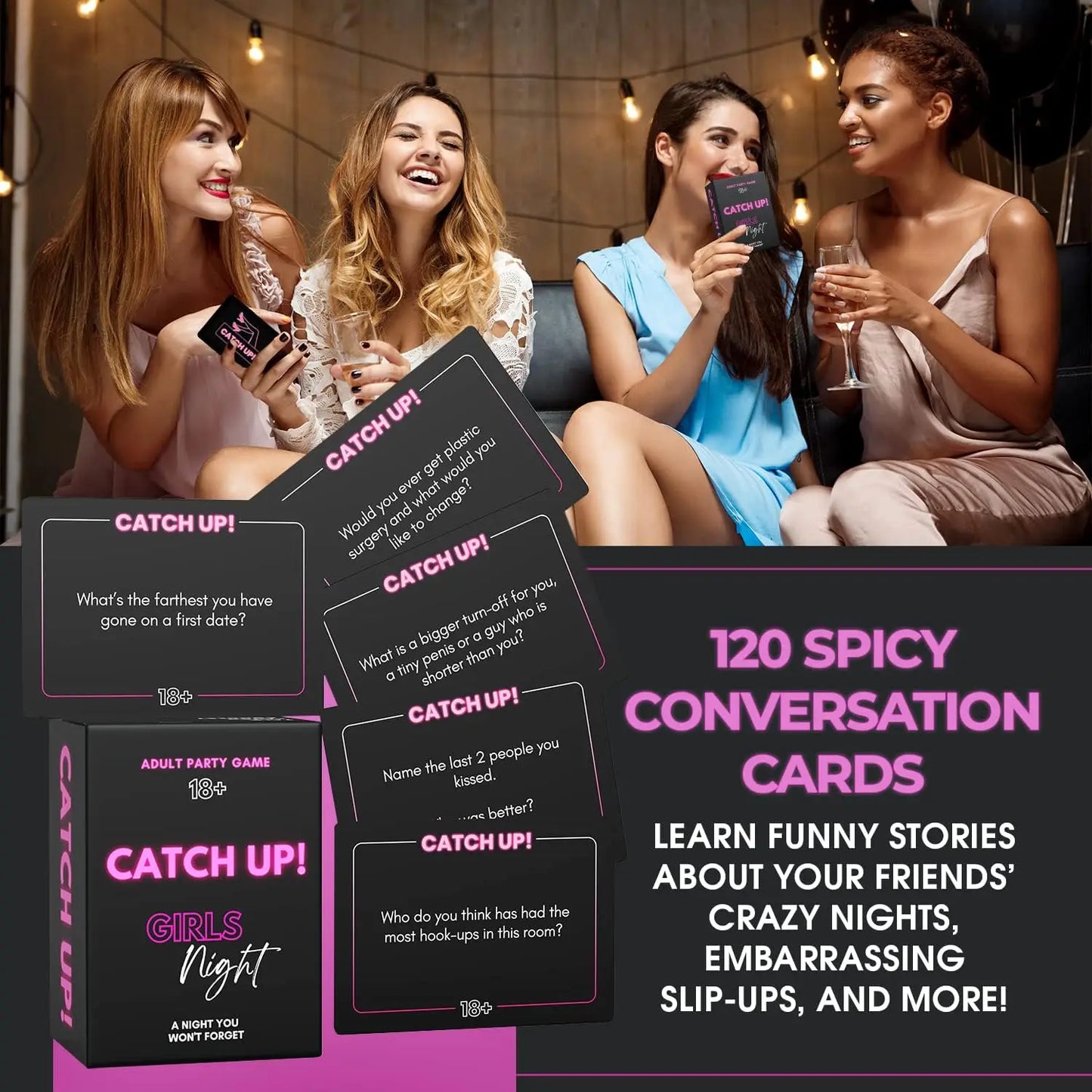 CATCH UP!: The Ultimate Girls Night Party Game 18+ Game for Girls Night